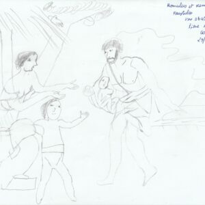 Romulus et Remus recueillis par Faustulus