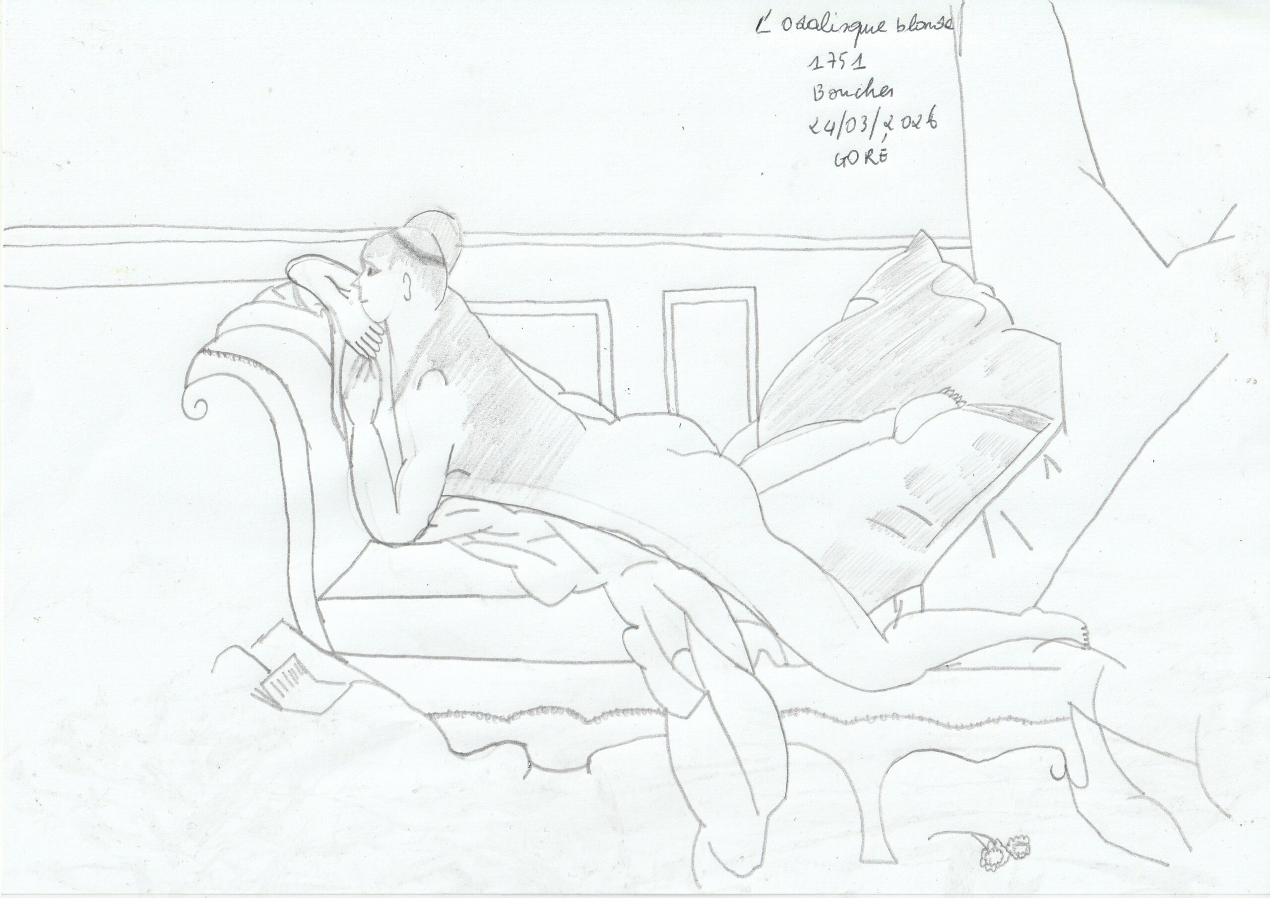 L’Odalisque blonde