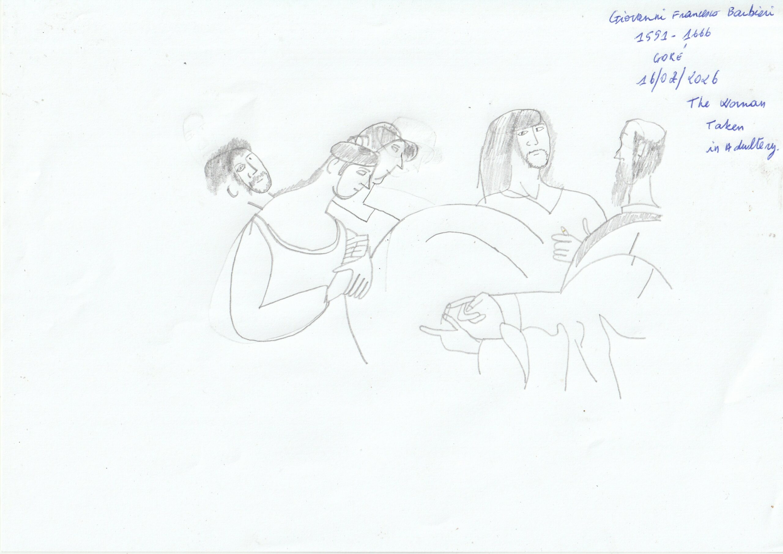 The woman taken in adultery