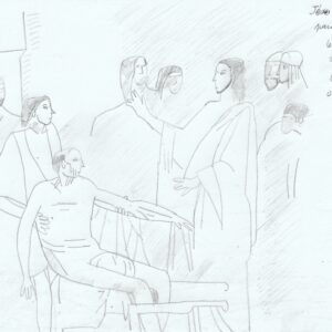 Jésus guérit la paralytique